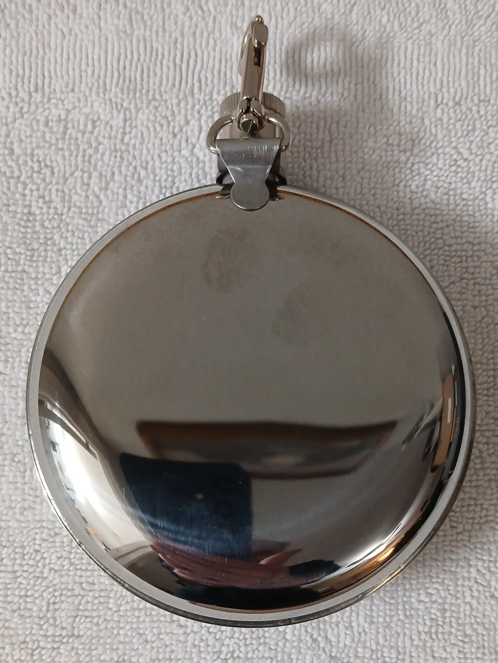 Silver and Black Portable Phone Accessory - Keychain Charger Style